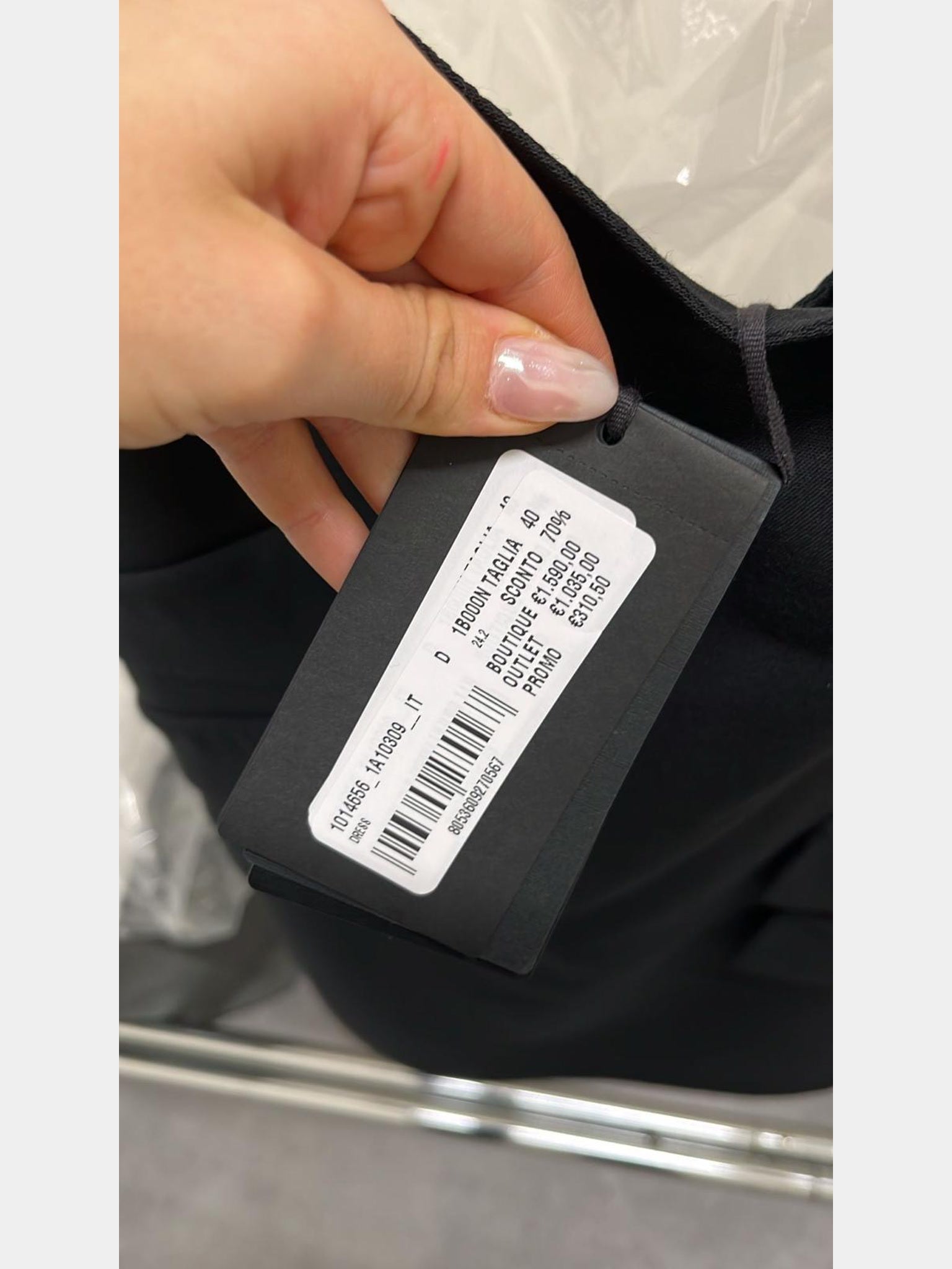 Versace black mini dressVersace