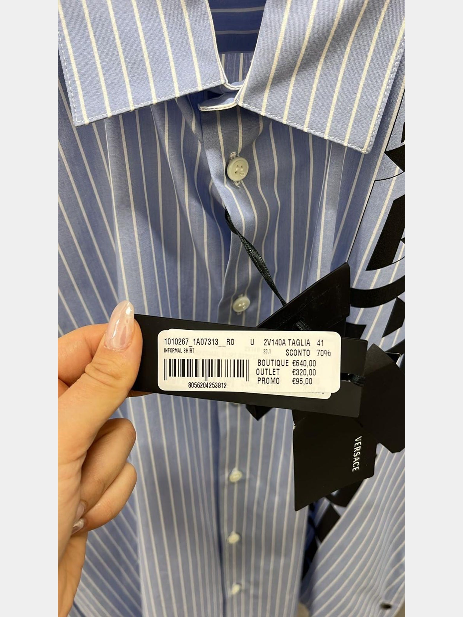 Versace Informal Shirt blueVersace