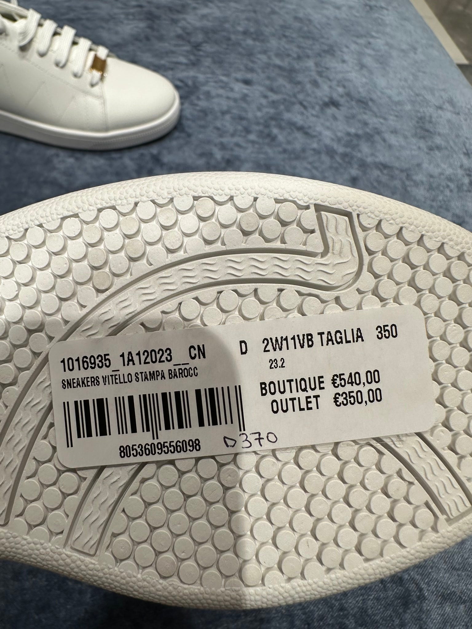 Versace Sneakers Vitello Stampa BaroccVersace