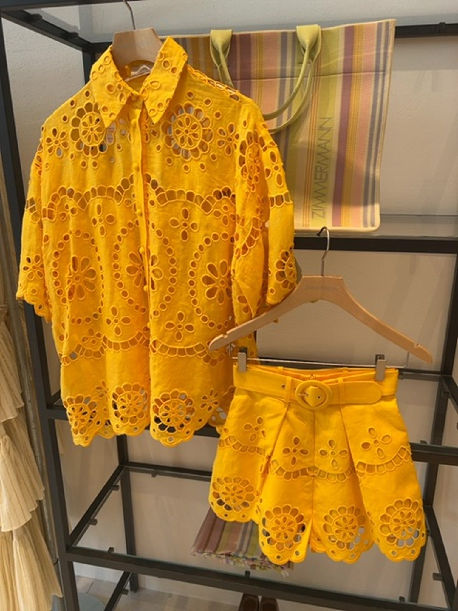 ZIMMERMANN Damska Koszula Mango Pop Embroidered ShirtZimmermann