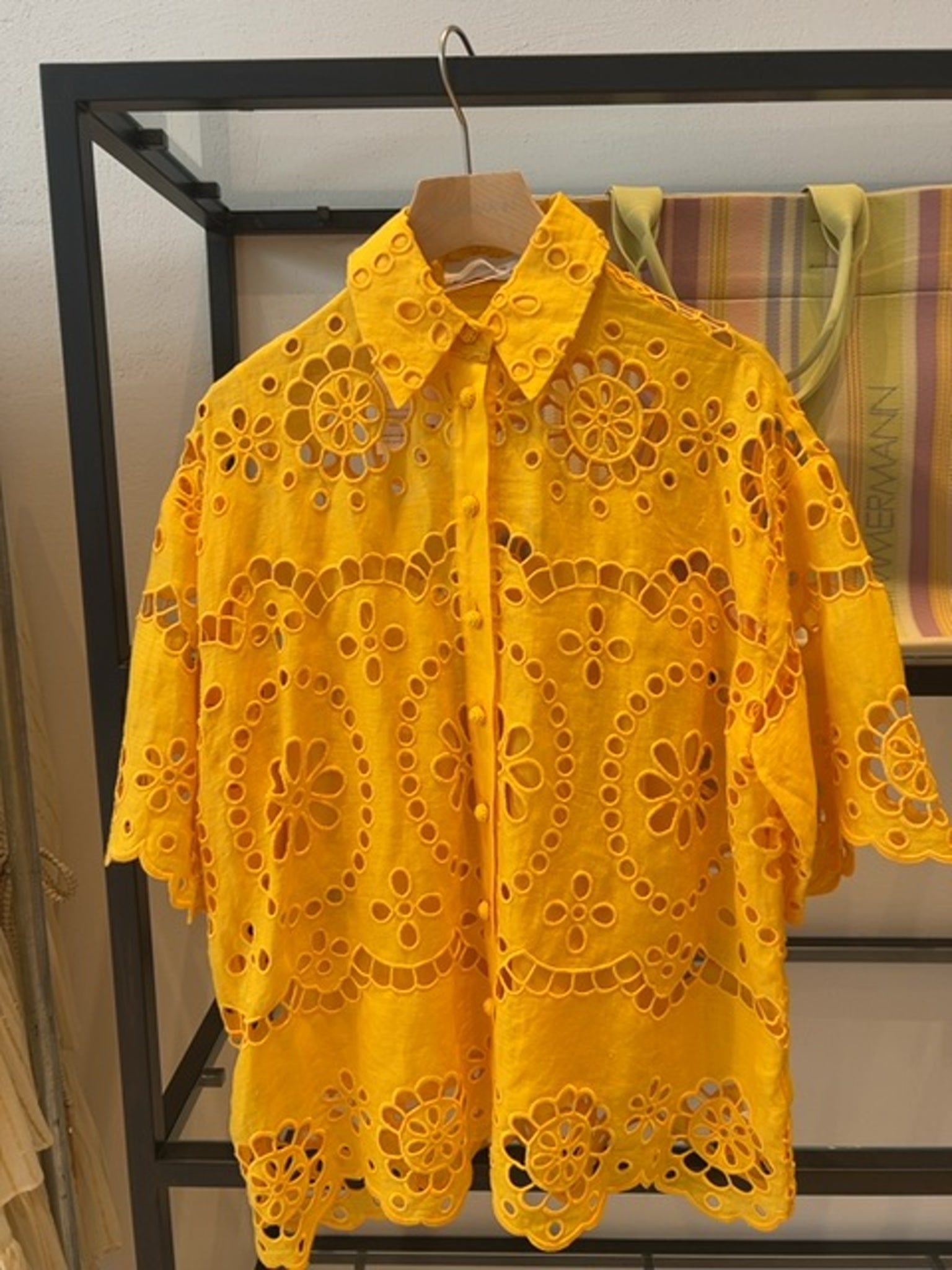 ZIMMERMANN Damska Koszula Mango Pop Embroidered ShirtZimmermann
