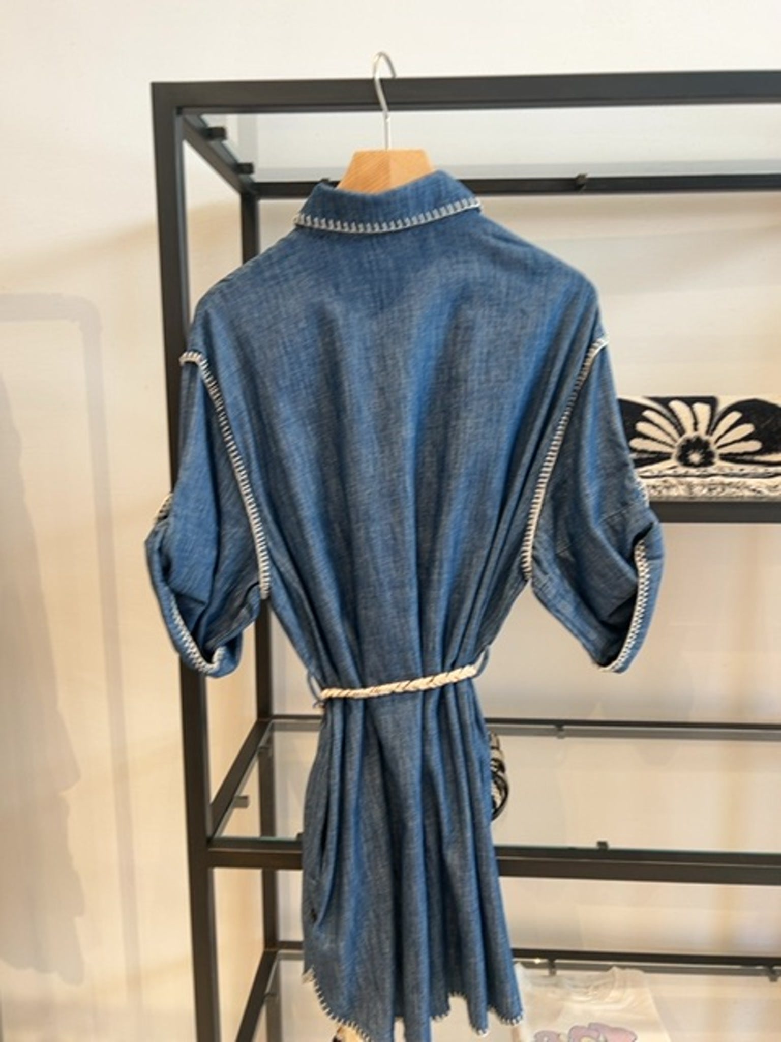 ZIMMERMANN Damska Sukienka Denim NiebieskaZimmermann