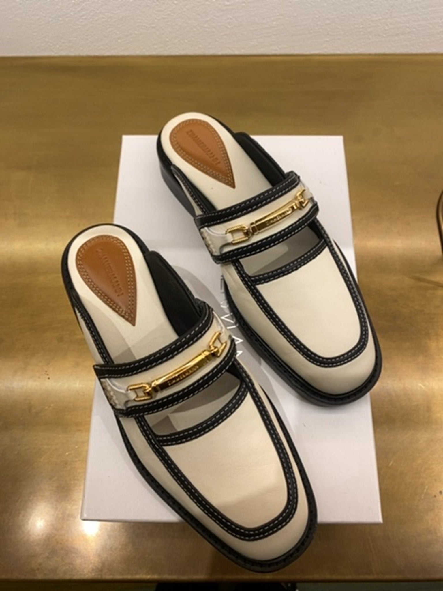 ZIMMERMANN Damskie Loafersy Macadamia Bacall Loafer 5116R24Zimmermann