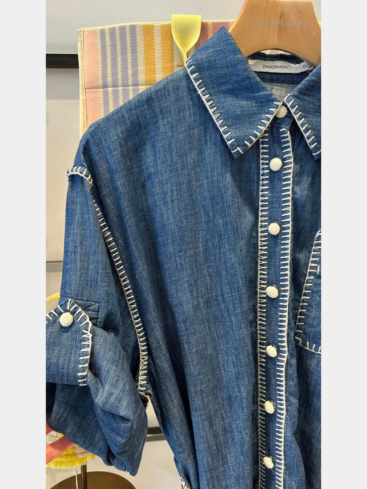ZIMMERMANN Denim Shirt DressZimmermann