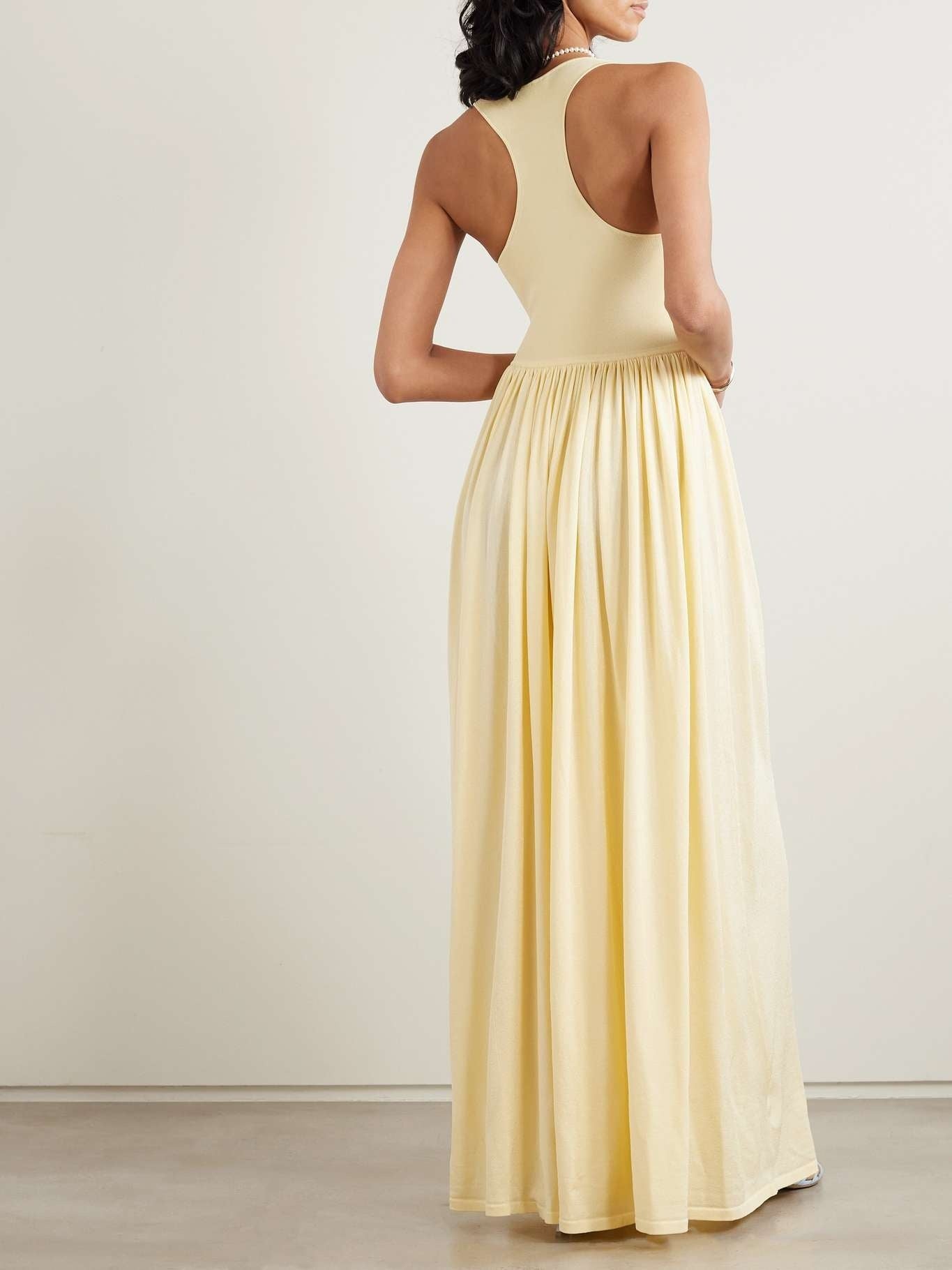 ZIMMERMANN Harmony Metallic Tank Dress LemonZimmermann