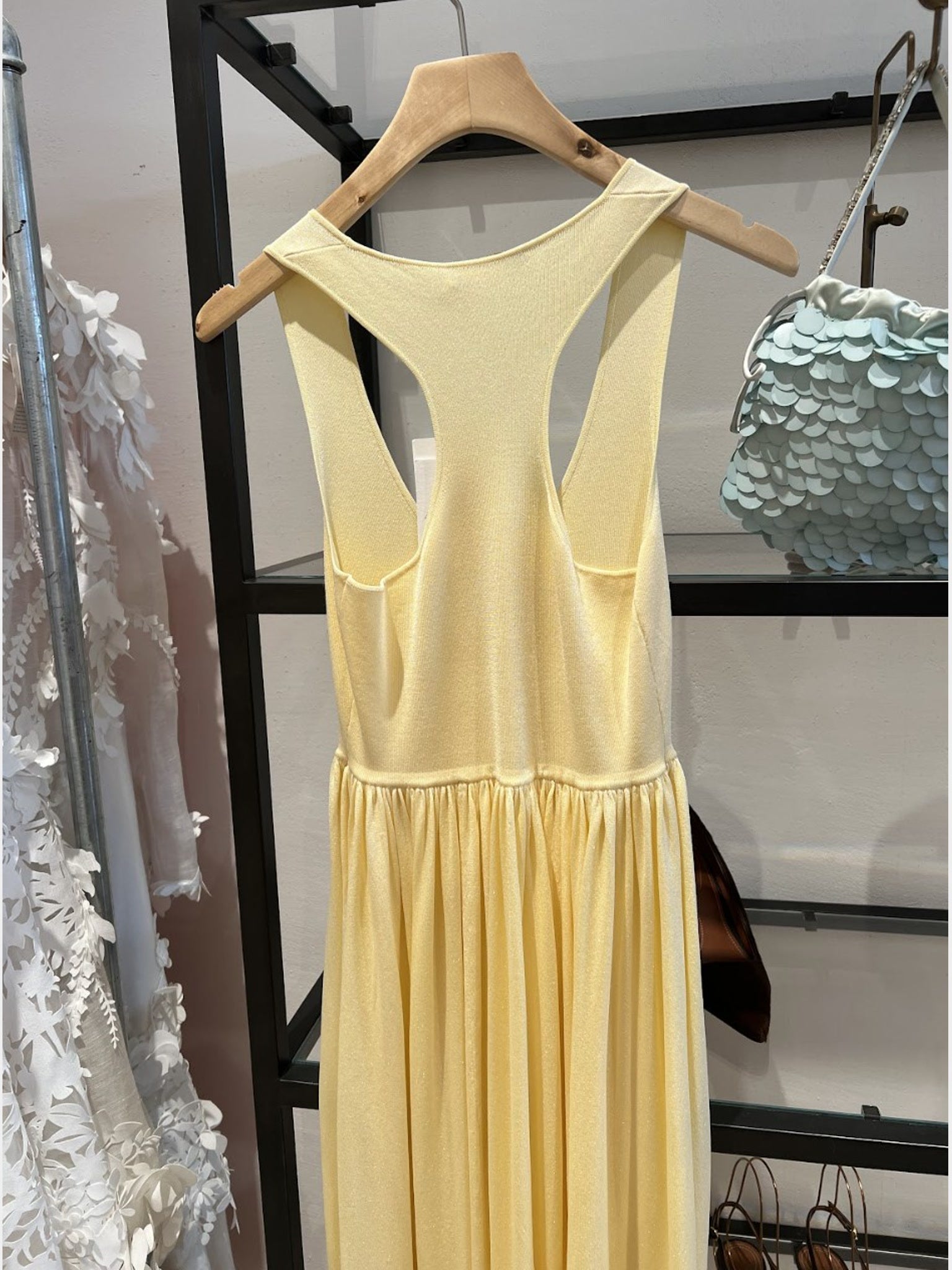 ZIMMERMANN Harmony Metallic Tank Dress LemonZimmermann