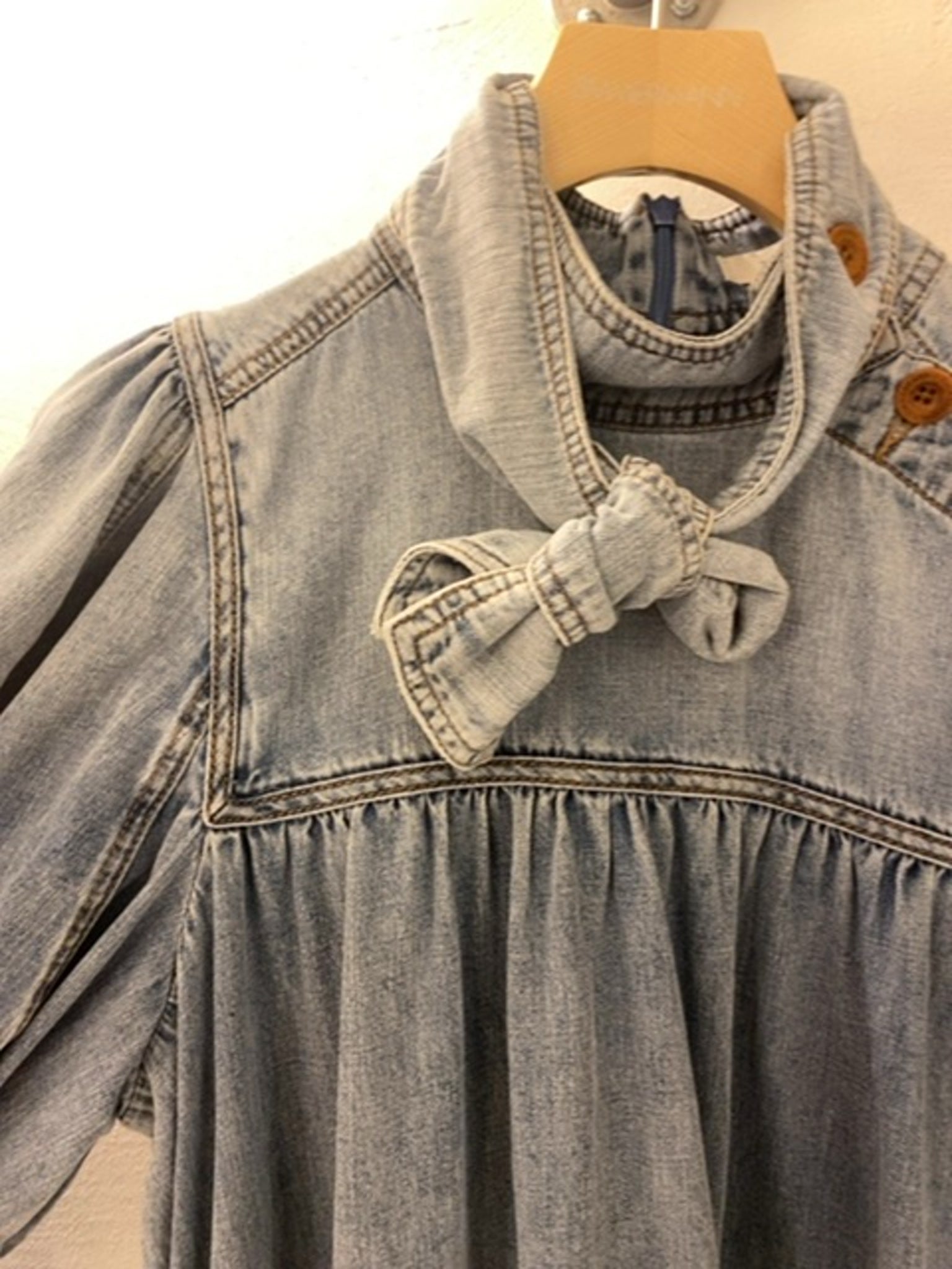 ZIMMERMANN Sukienka Damska Denim Smock Dress NiebieskaZimmermann