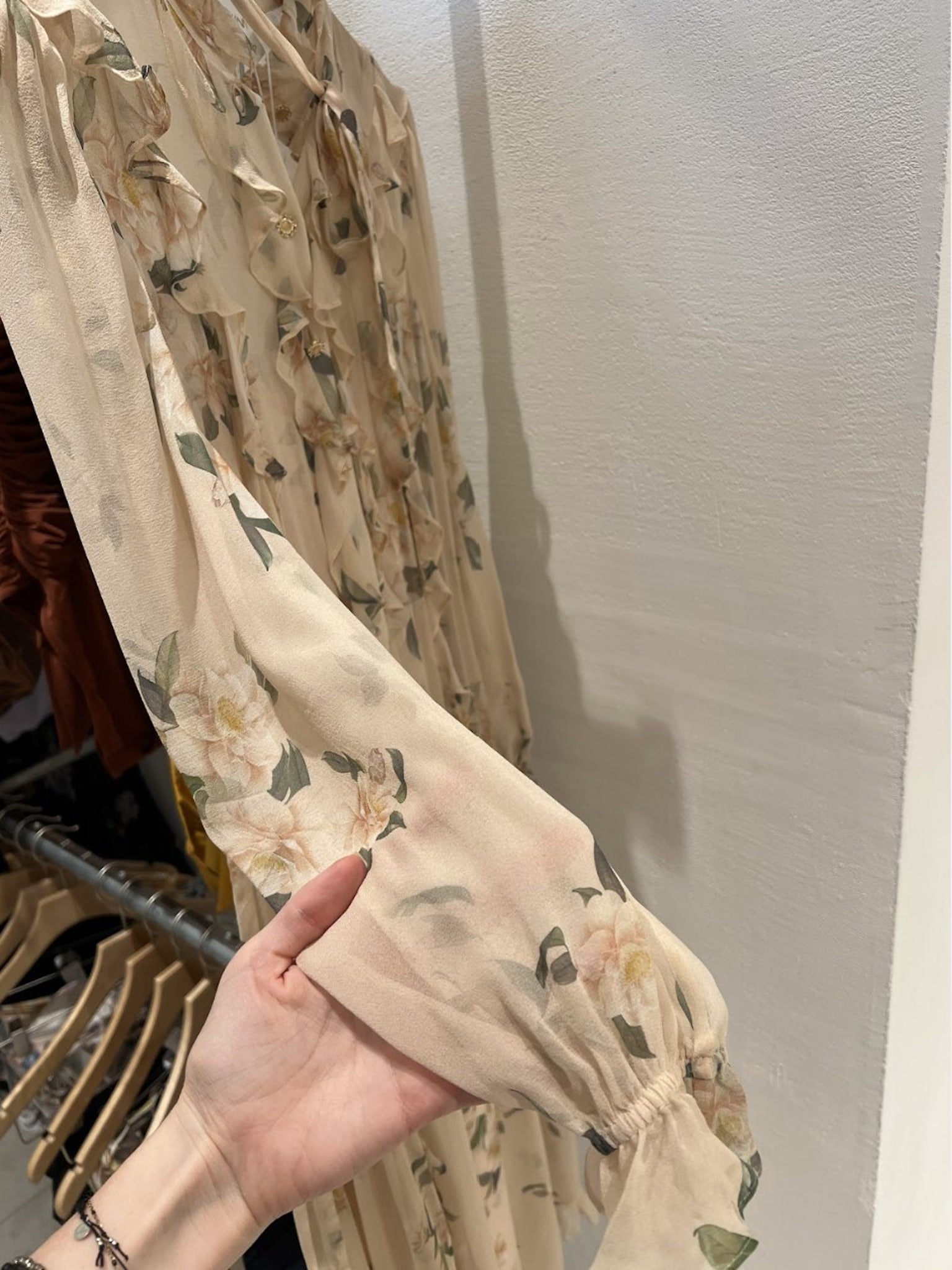 ZIMMERMANN Sukienka Damska Natura Ruffle Midi DressZimmermann
