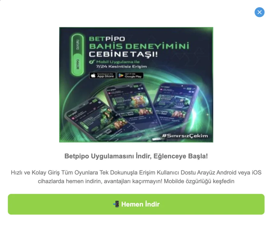 Betpipo spor bahisleri